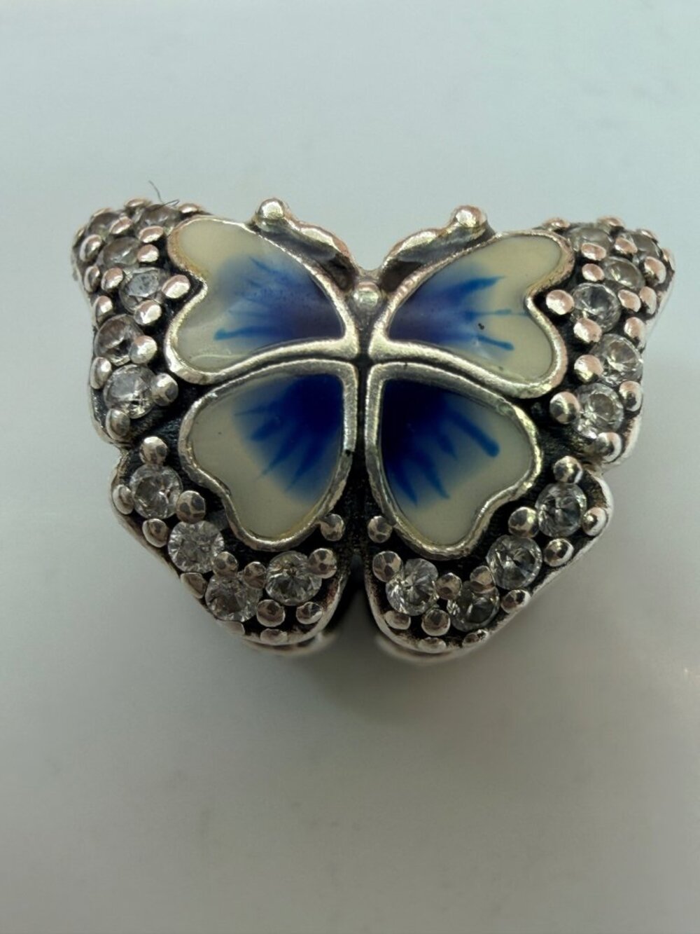 Pandora 790761C01 Blue Butterfly Sparkling Charm S925 ALE Sterling Silver